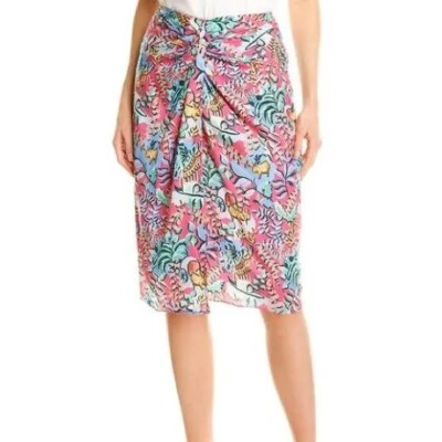 NWT J. MCLAUGHLIN (JML) Blakely Rose Fresh Field Skirt  Size 6 Lined MSRP $168