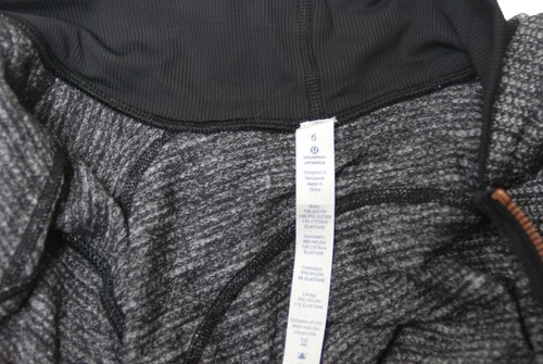 Lululemon Women's Full Zip Hoodie G1 Coolmax Jacket, Size 6, RN 106259 CA35801 - Picture 10 of 11