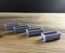 N SCALE 1:160 ROLLOFF DUMPSTER 4pk 