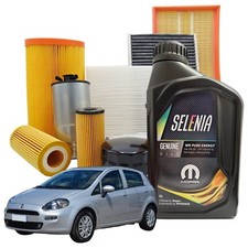 Kit Tagliando Grande Punto Euro 5 1.3 Multijet Mjt 95 Cv 4 Litri Selenia Wr 5w30