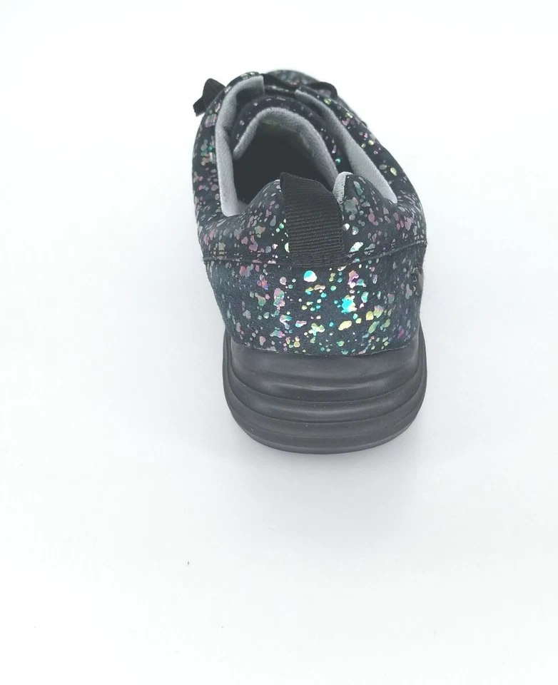 7708 Nurse Mates Align Velocity Zapatos Resistentes al Deslizamiento Brillo Holográfico Talla 7M Foto 4 de 4