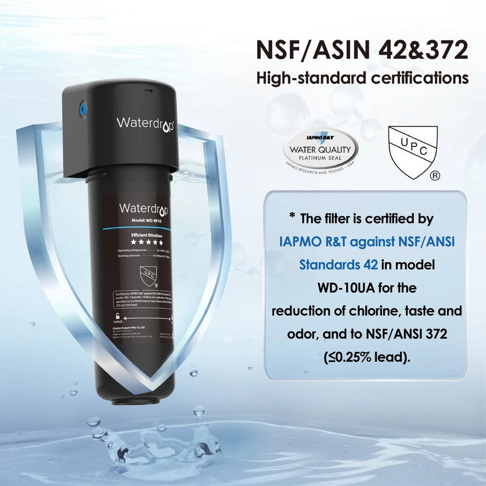 Waterdrop 10UA Under Sink Water Filter System, Direct Connect to Kitchen Faucet - Image 3 of 4