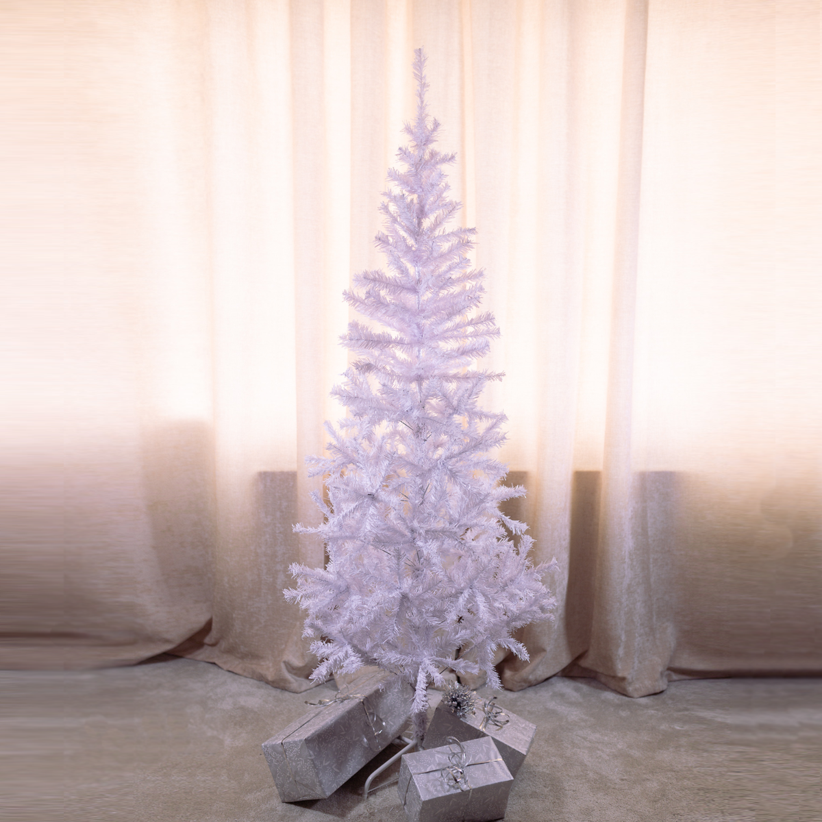 6ft White Christmas Tree Traditional Artificial Large Xmas Decor