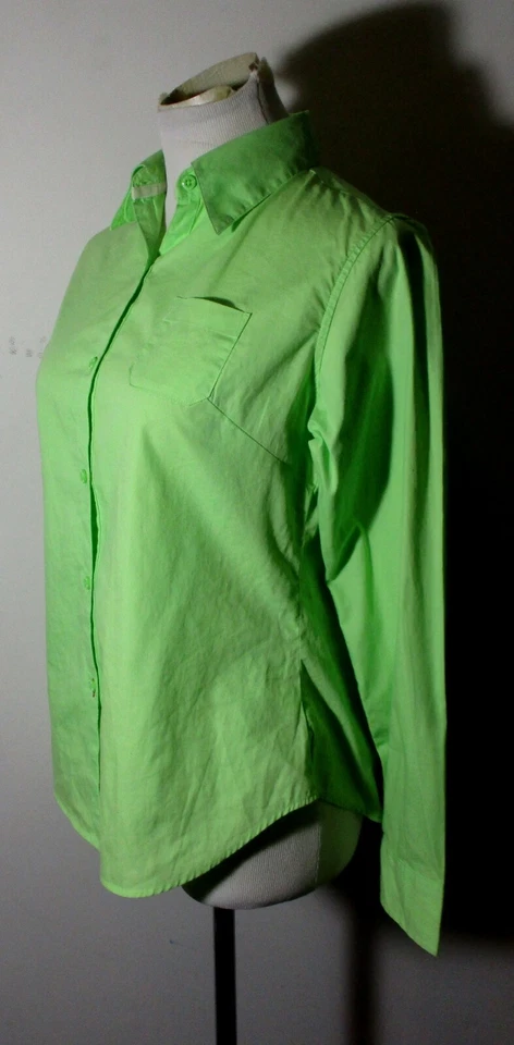 Camisa DISTRICT THREADS Verde Manga Larga Talla M Foto 4 de 4