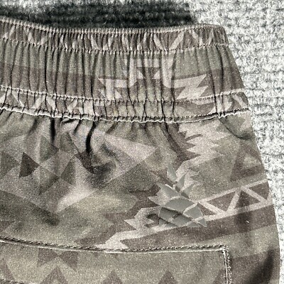 Short De Sport Chubbies The Quests 7" Pour Homme, Taille L, Motif Aztèque Gris Avec Compression Intégrée