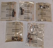 Lot/5 Amphenol BNC female connector, UG-89B, 554-89/2519. For RG-58, RG-142, etc