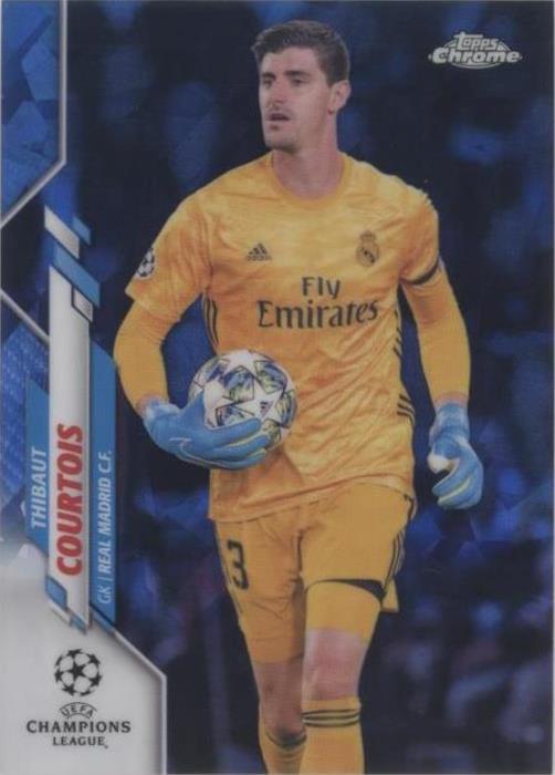 2019-20 Topps Chrome UCL Sapphire Edition Thibaut Courtois #10 - 1 of 1