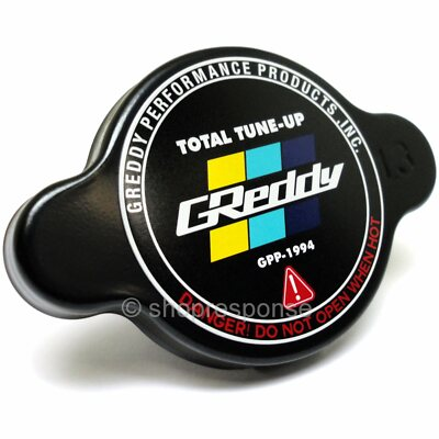 #ad #ad GReddy TRUST 13911002 Type S High Pressure Radiator Cap Black 1.3kg Genuine $39.99