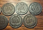 7 Indian Head Pennies 1880 1887  1889  1890 1894 1895 1899 Good+ Condition