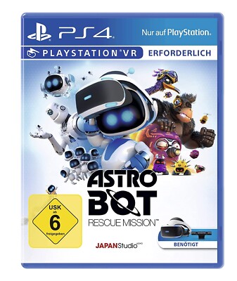PS4 Astro Bot Rescue Mission VR Erforderlich NEU ohne Folie Playstation 4