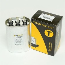 TitanPro TOCD405 HVAC Oval Dual Motor Run Capacitor. 40/5 MFD/UF 370 Volts