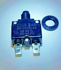 ZE700S-12A Zing Ear thermal circuit breaker replaces Airpax, Carling, P&B, eaier