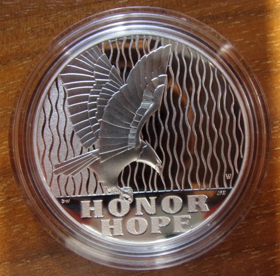 2011 September 11 National Medal 1oz Silver Proof United States Mint OGP & COA - Image 4 of 4