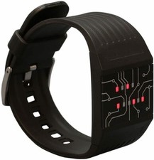 getDigital Binary Watch LED Light Black