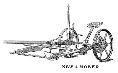 IH McCormick New 4 & New Big 4 Sickle Mower Owner's & Parts Manual 2 Horse Draft