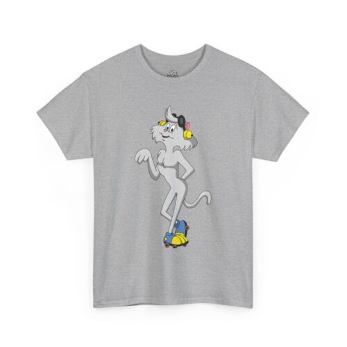 Vintage Wordsworth Cat T-Shirt, Heathcliff Cartoon Shirt, Roller Skate Cat Tee - Picture 38 of 118