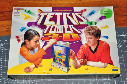 Tetris Tower 3-D Game from Radica 2003 Electronic Game Tested - Missing 2 pieces - Afbeelding 1 van 12