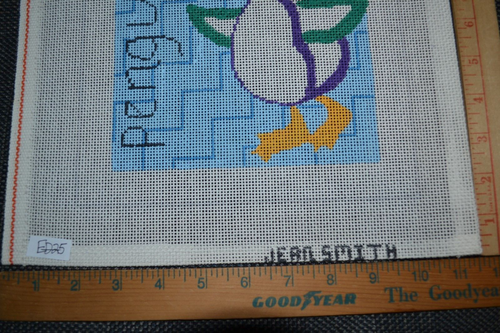 HP needlepoint canvas, Jean Smith, Penguin - Picture 3 of 4