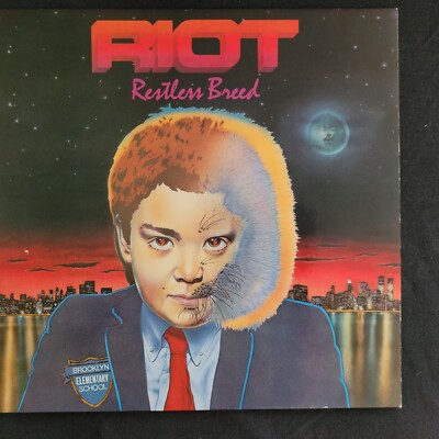 Riot   Restless Breed   German 1st   Elektra   ELK K 52 398   MINT