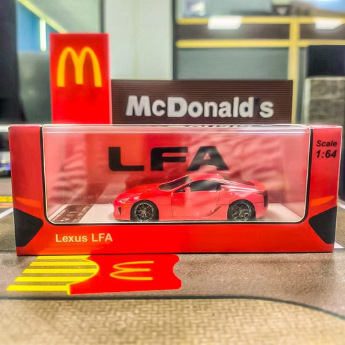 LEXUS LFA RED HOOD OPENS 1/64 DIECAST CAR MODEL BY MODEL 1 FOCAL HORIZON FH - Picture 9 of 9