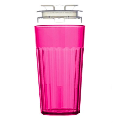 Reflo Smart Cup Kleinkind Trainingstasse rosa offener Rand auslauffrei | USA-Import | NEU