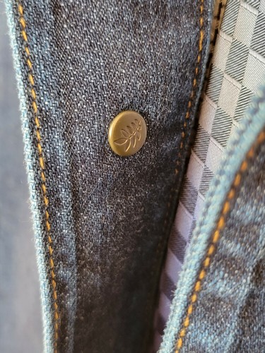 Hot Men's =rag&bone= New York Indigo Workwear Denim Jacket Size L. - Picture 7 of 12