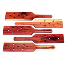 Master's Signature Series Cedar Wooden Impact Spanking Paddle (18" Length)
