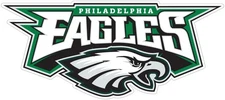 Philadelphia Eagles Logo - Die Cut Laminated Vinyl Sticker Decal NFL car window