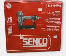 Senco SLS150Mg Medium Wire Finish crown  Stapler, Gray/Red