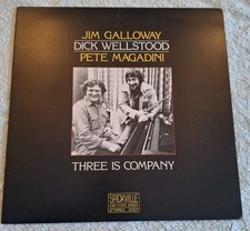 Jim Galloway/Dick Wellstood/Pete Magadini Three Is Company Sackville 1976 LP