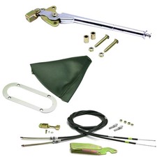 Lokar Trans Mount Emergency Hand Brake Kit 16 Inch Chrome