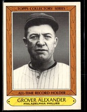 1985 Topps Woolworth All Time Record Holders #2 Grover Alexander  Card 0501K
