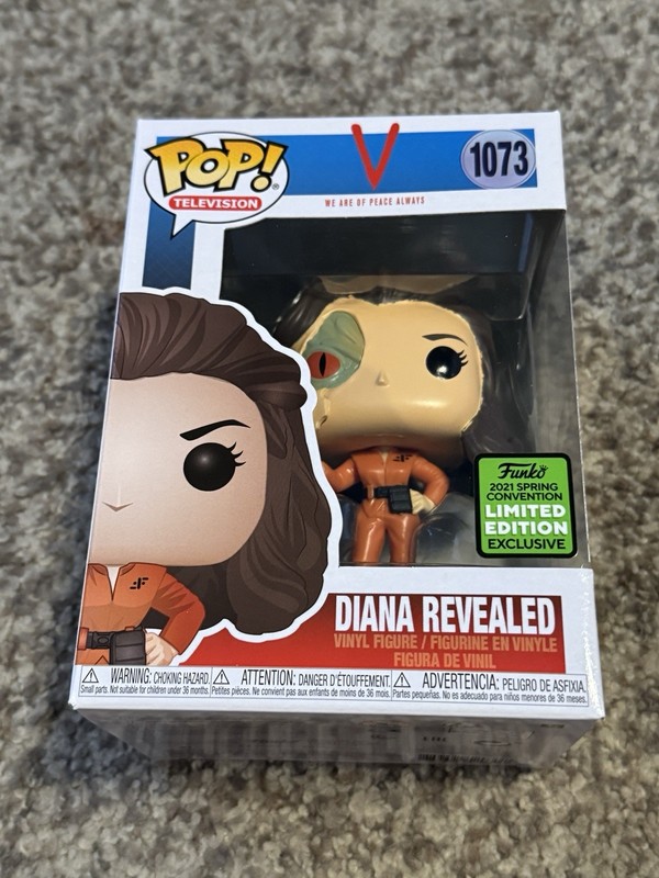 Funko Pop!  V ~Diana Revealed #1073 ~ Emerald City Comic Con Exclusive