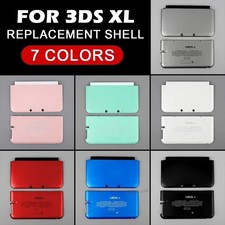 For New Nintendo 3DS XL LL Black Housing Shell Front Back Case Top Bottom Cover.