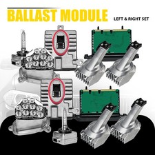 LH RH Xenon Ballast Bulb Module LED Kit For BMW 5-Series 2011-13 528i 535i 550i