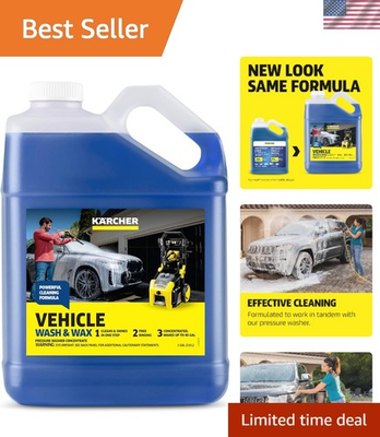#ad Vehicle Wash and Wax Pressure Washer Detergent Cleans Cars Bikes Trucks ... $35.94