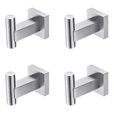 Bathroom Towel Hook Brushed Stainless Steel Coat/Robe Clothes Hook for Bath K...