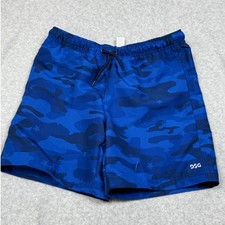 DSG Youth Boys Size M Rec Shorts Blue Camo NWT