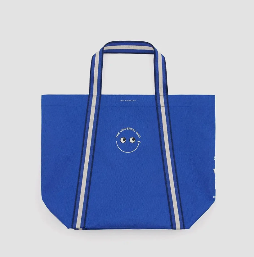 Anya Hindmarch The Universal Bag BOOTS Tote Shopper Blue BNWT NEW