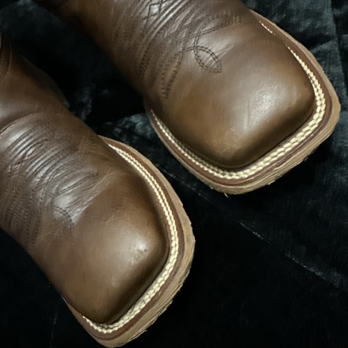 Vintage Nocona Brown chocolate Leather Cowboy Western Boots-Men's 10.5 EE, $175 - Photo 2