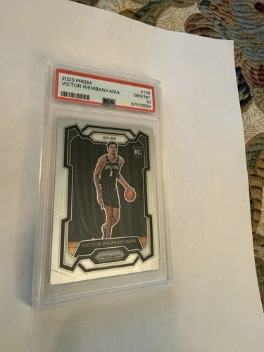2023-24 Panini Prizm Victor Wembanyama #136 PSA 10