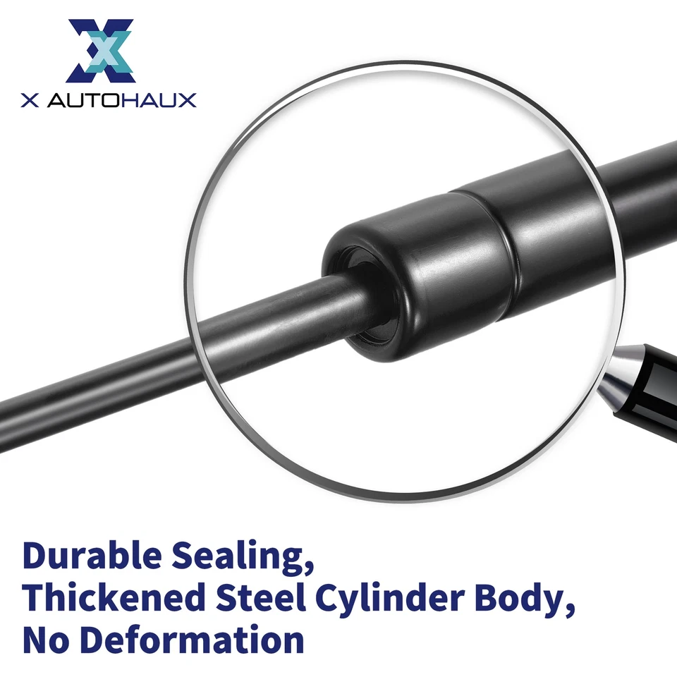 2 Pcs Front Hood Lift Supports Struts for Toyota Hilux SR5 2015-2019 Black - Image 4 of 4