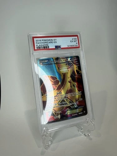 2014 Pokémon Charizard EX Full Art Holo 100/106 Flashfire PSA 6 Ultra Rare
