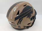 Josh Allen Signed Buffalo Bills Salute To Service Speed Proline Helmet AUTO BAS