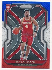 SKYLAR MAYS 2020-21 PANINI PRIZM RED WHITE BLUE #255 RC ROOKIE HAWKS MINT