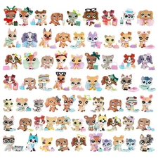 lps Toys Random 5pcs & Random 7pcs Accessories, lps Pet Pack Cat and Dogs
