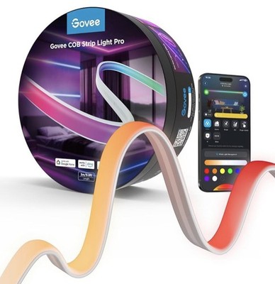 Govee COB Strip Light Pro 3m/ 9.8 feet, Works with Google Home and Alexa