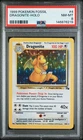 1999 POKEMON FOSSIL #4 DRAGONITE-HOLO PSA 8