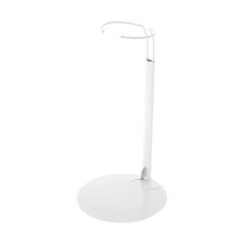 Plymor DSP-90W White Adjustable Doll Stand, fits 15, 16, 17, 18, 19... Fast Ship
