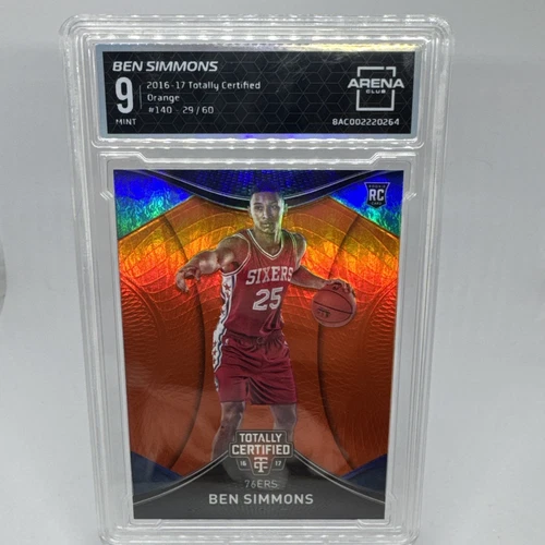 2016-17 Panini Totally Certified - Rookies Orange #140 Ben Simmons /60 (RC)